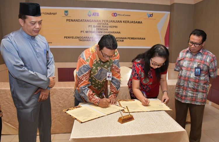 Bank Riau Kepri Siap Layani Pembayaran Tagihan ATB di Kota Batam